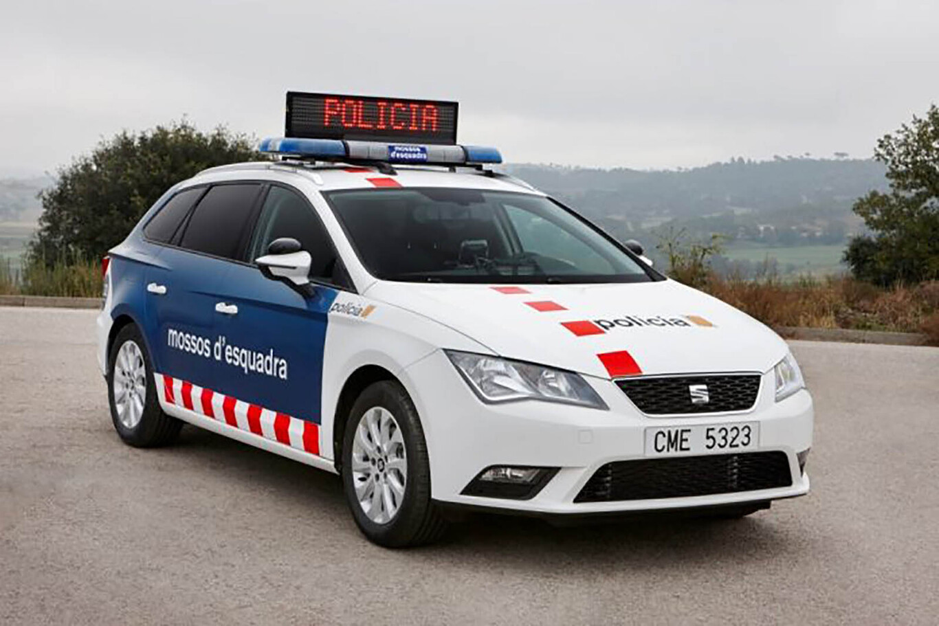 Los coches de policía más comunes por país