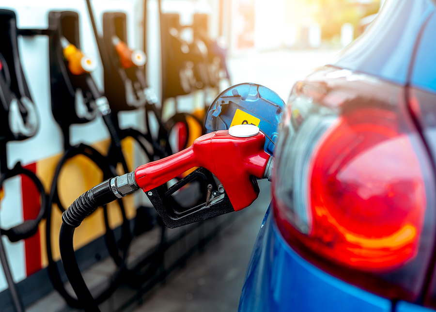 Calcula el consumo de gasolina por km